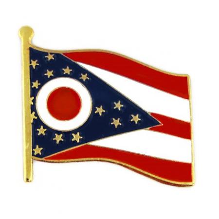 Ohio State Flag Pin 