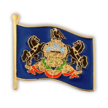 Pennsylvania State Flag Pin 