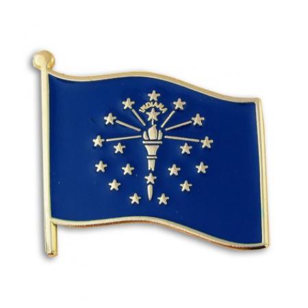 Indiana State Flag Pin 