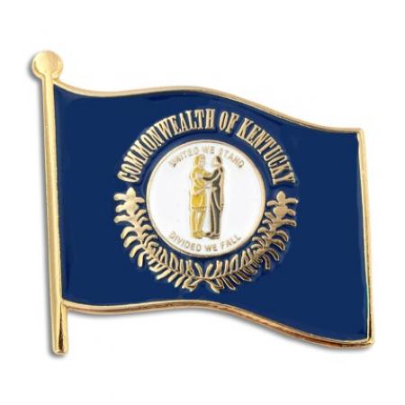 Kentucky State Flag Pin 