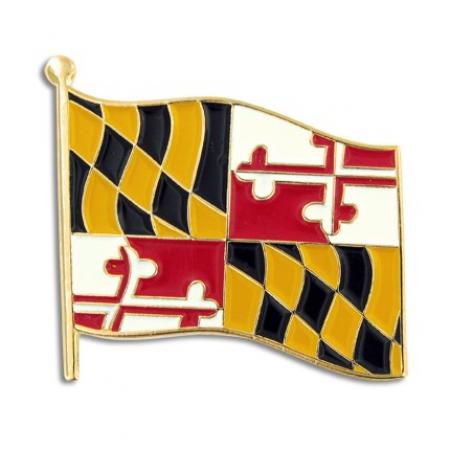 Maryland State Flag Pin 