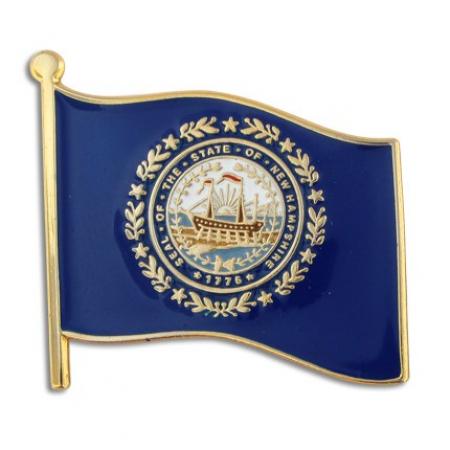 New Hampshire State Flag Pin 