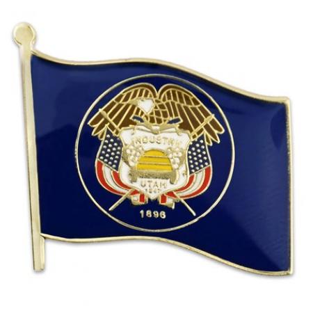 Utah State Flag Pin 