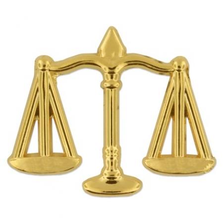 Scales of Justice Pin 