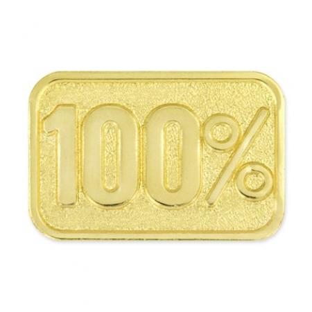 100% Lapel Pin Magnetic Back 