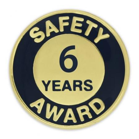 Safety Award Pin - 6 Years 