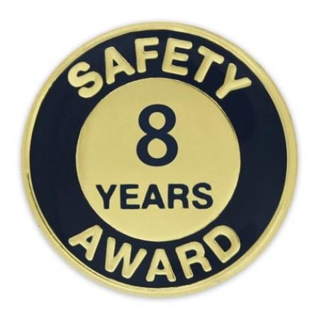 Safety Award Pin - 8 Years 