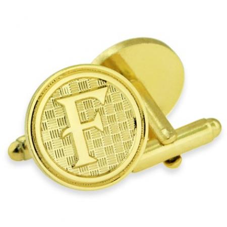 Letter F Cufflink Set 