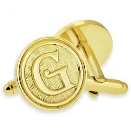 Letter G Cufflink Set 