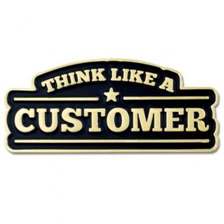 Think Like A Customer Pin 