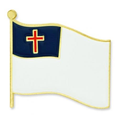 Christian Flag Pin 