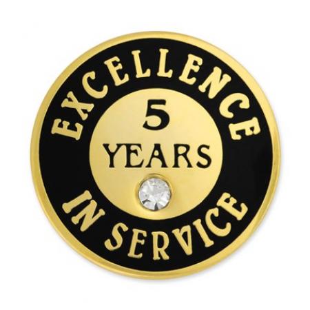 Excellence In Service Pin - 5 Years 