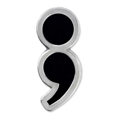 Semicolon Pin 