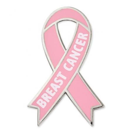 Awareness Ribbon Pin - Breast Cancer 