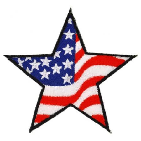 American Flag Star Patch 