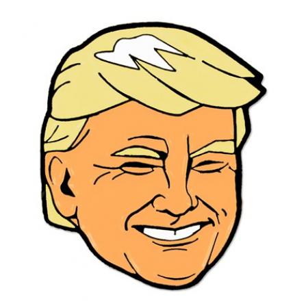 Trump Face Pin