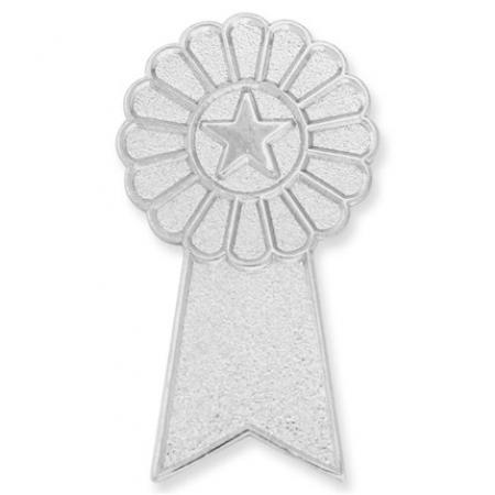 Silver Award Ribbon Pin 