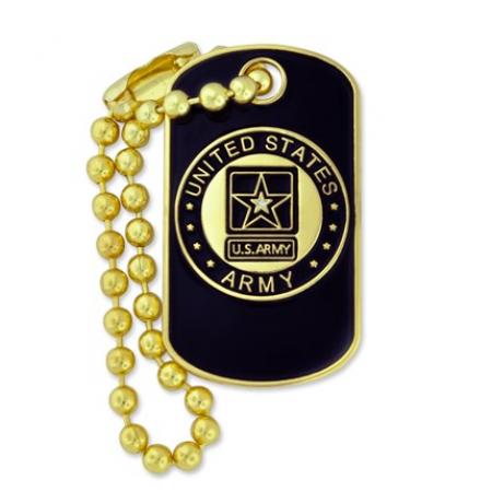 U.S. Army Dog Tag Pin 