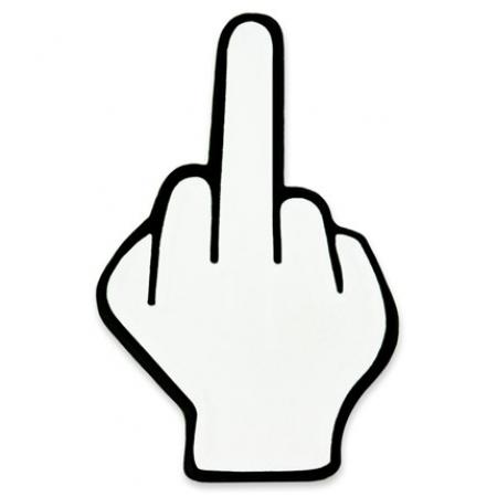 Middle Finger Lapel Pin 