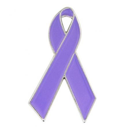 Lavender Ribbon Pin 