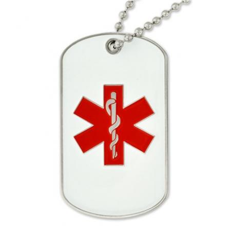 Medical Alert Dog Tag - Engravable 