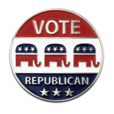 Vote Republican Pin 