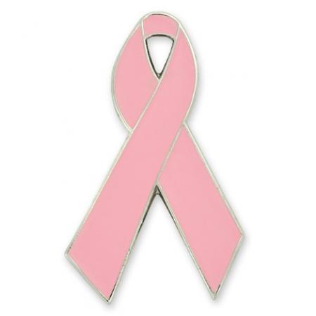 Pink Ribbon Pin Magnetic Back 