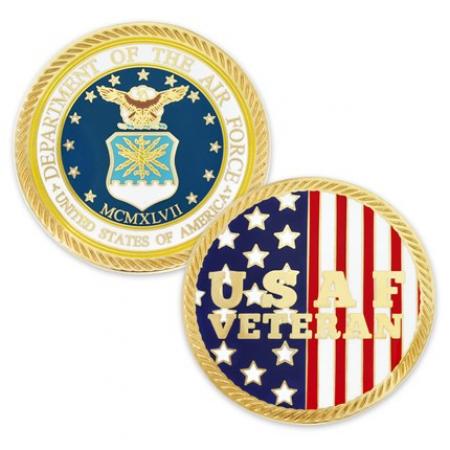 U.S. Air Force Veteran Coin 