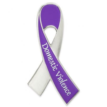 Domestic Violence Awareness Ribbon Pin 