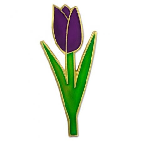 Tulip Flower Lapel Pin 