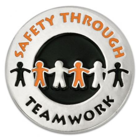 Safety Through Teamwork Pin 