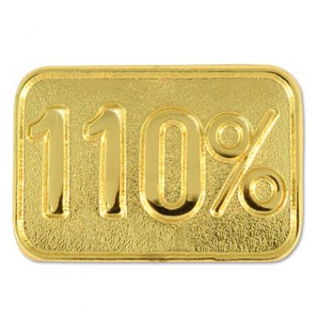 110% Lapel Pin 