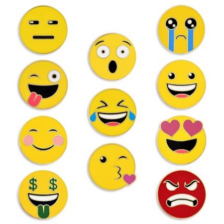 Emoji Mood 11-Pin Set 