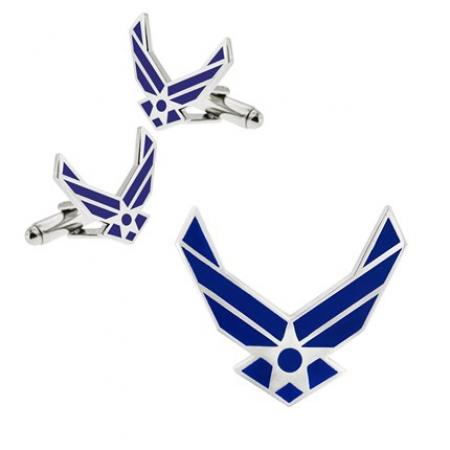 U.S. Air Force Wings Cufflinks and Pin Set 