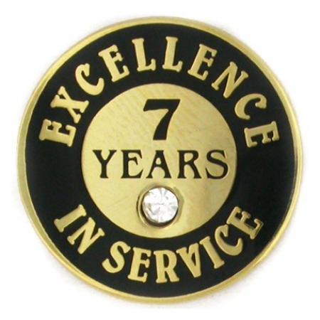 Excellence In Service Pin - 7 Years 