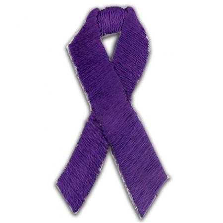 Applique - Purple Ribbon 