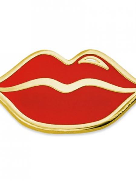 Red Lips Lapel Pin