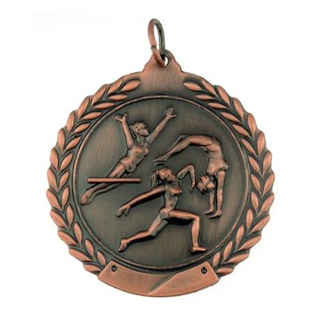     Gymnastics Medal - Female - Engravable