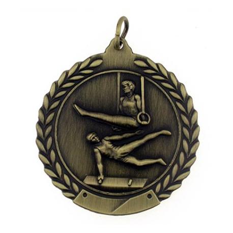     Gymnastics Medal - Male - Engravable