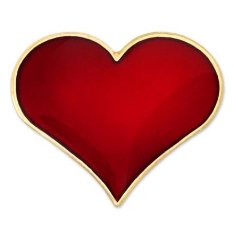     Red Heart Pin