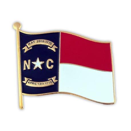     North Carolina State Flag Pin