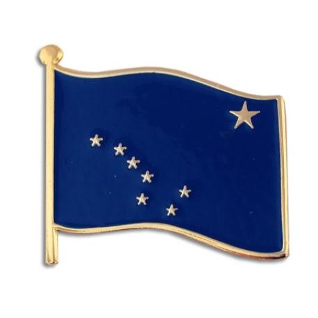     Alaska State Flag Pin