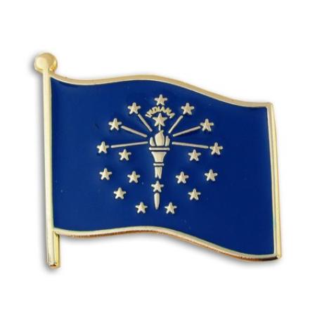     Indiana State Flag Pin