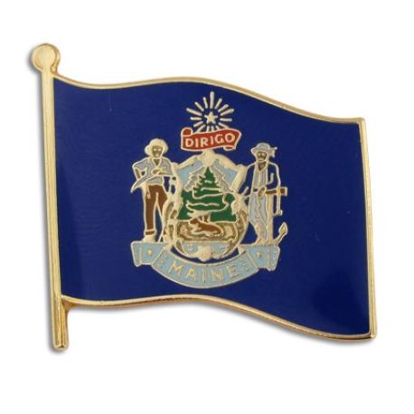     Maine State Flag Pin