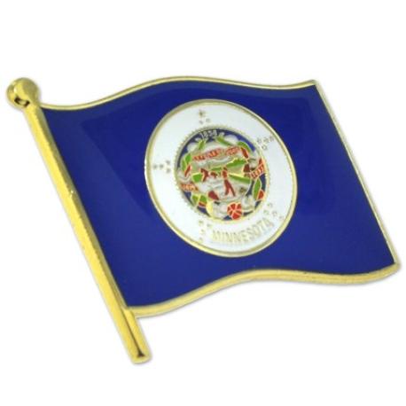     Minnesota State Flag Pin