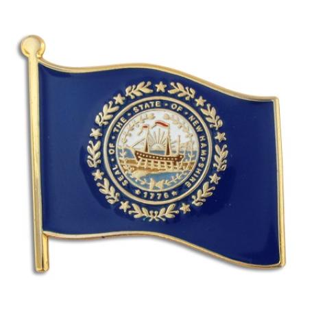     New Hampshire State Flag Pin