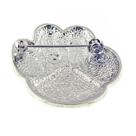     Rhinestone Paw Pin