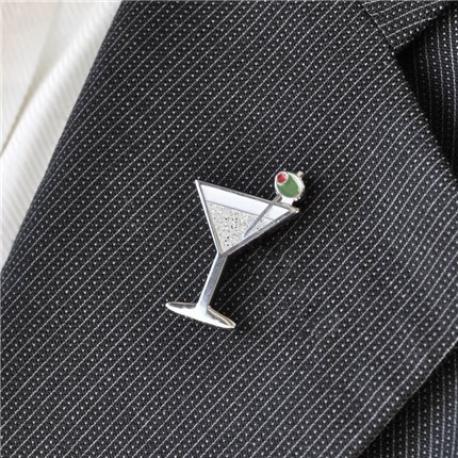     Martini Lapel Pin