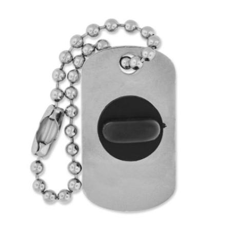     P.O.W./M.I.A. Dog Tag Pin