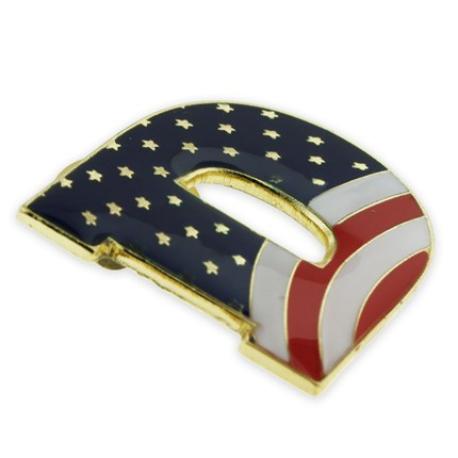     Democrat "D" Flag Pin